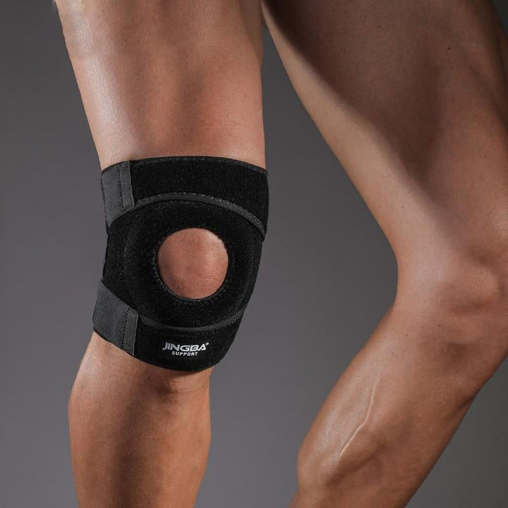 Athletic knee brace for enhanced stability, joint support, and pain relief during sports & recovery.