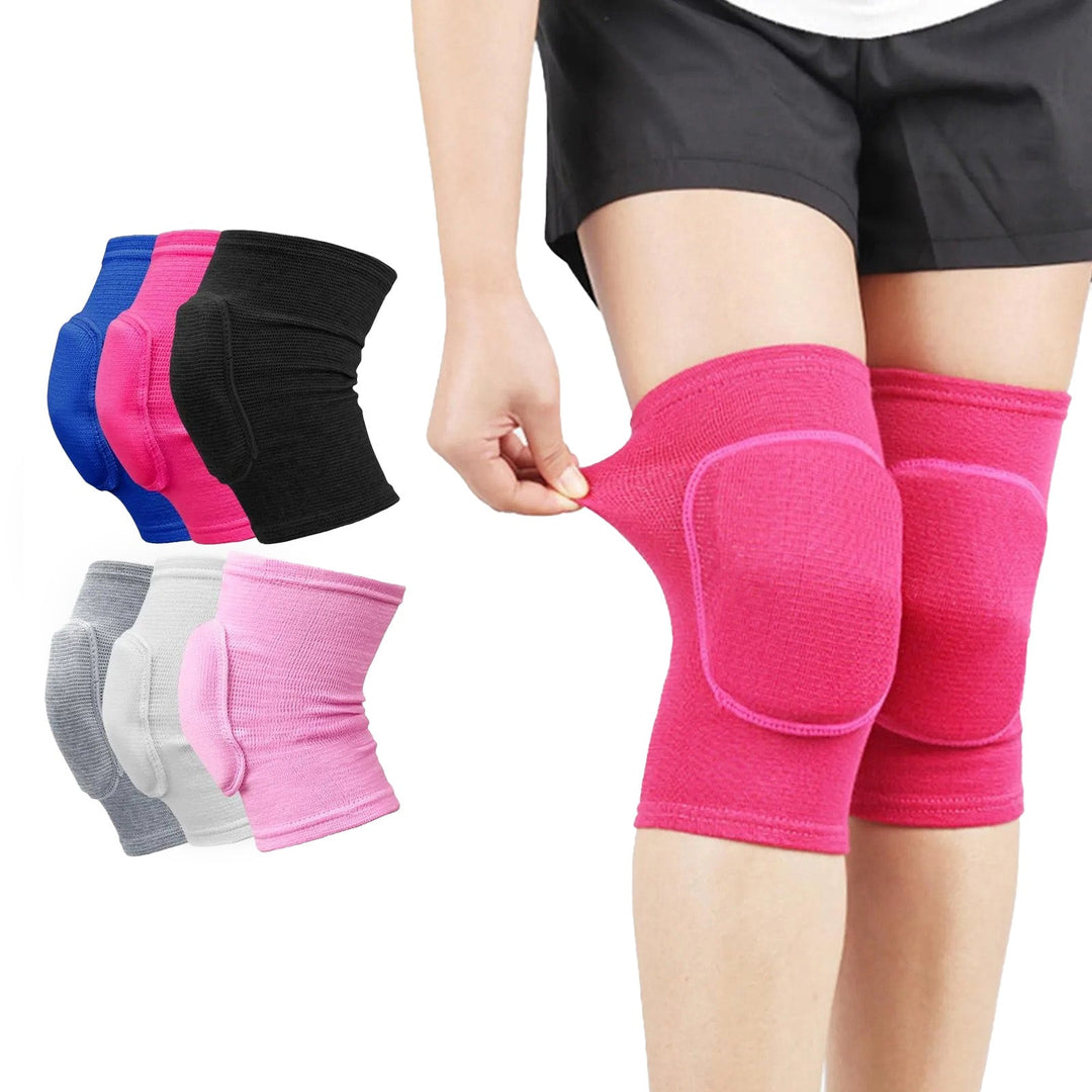 Versatile unisex knee pads provide knee protection during yoga, training, and household chores. Soft & supportive.