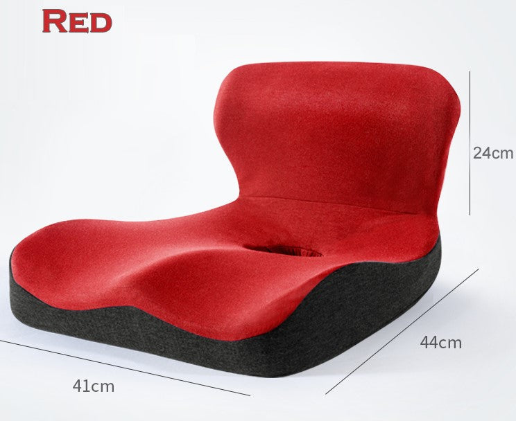 Comfortable unisex L-shape memory foam cushion provides exceptional seat support for office chair or desk.