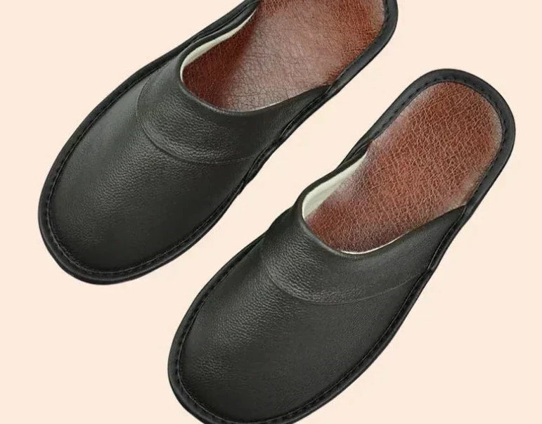 Men's slip-on orthopedic slippers, engineered for superior arch support and all-day comfort at home.
