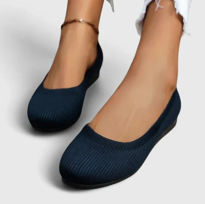 Women's ergonomic orthopedic flats with strong arch support, ideal for foot health and all-day wear.