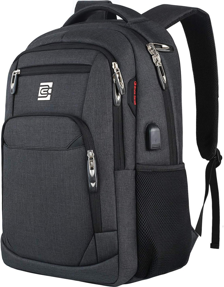 Sleek slim anti-theft laptop backpack with USB charging, ideal for modern adventurers.
