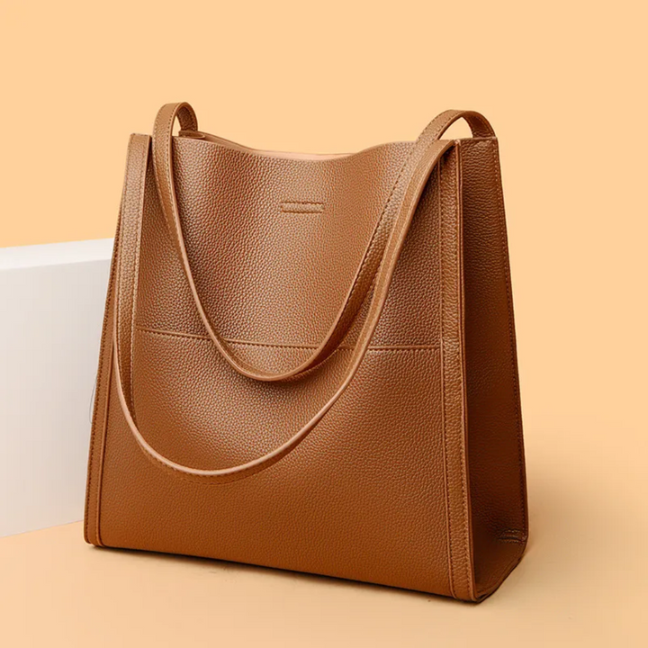 Premium women's large leather tote, a spacious and stylish accessory, perfect for work, travel, or daily wear.