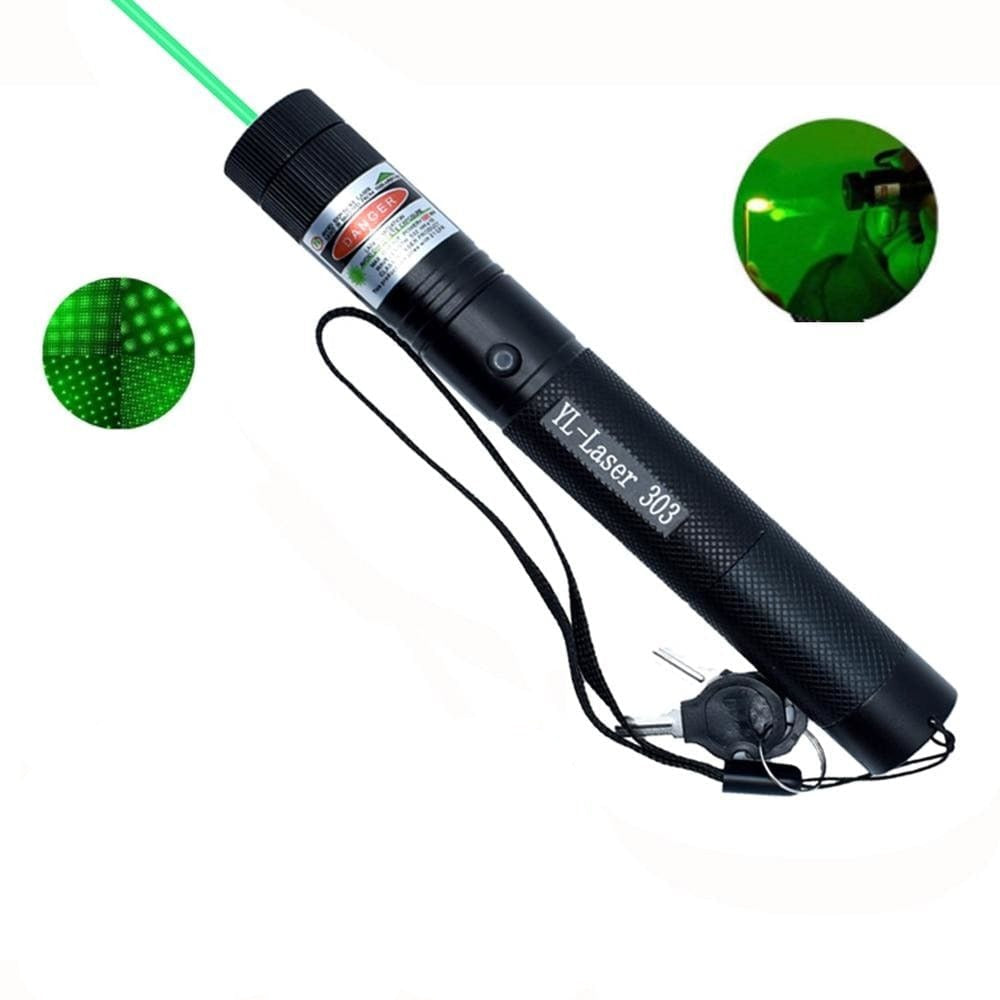 Precision green laser pointer for accurate pointing in classrooms & outdoor environments.