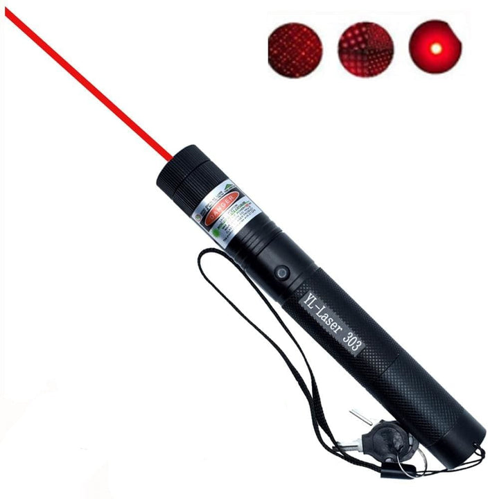 Professional green laser pointer: high power, durable, perfect for presentations & stargazing.