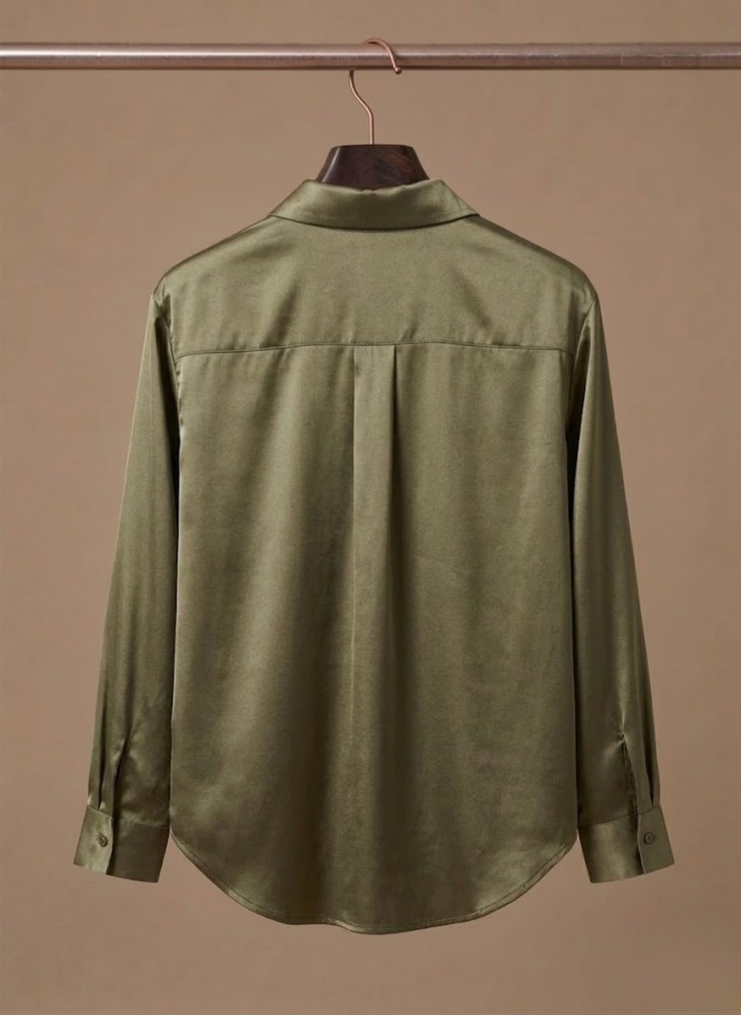 Classic button-up women's blouse, designed for professional and chic office outfits.