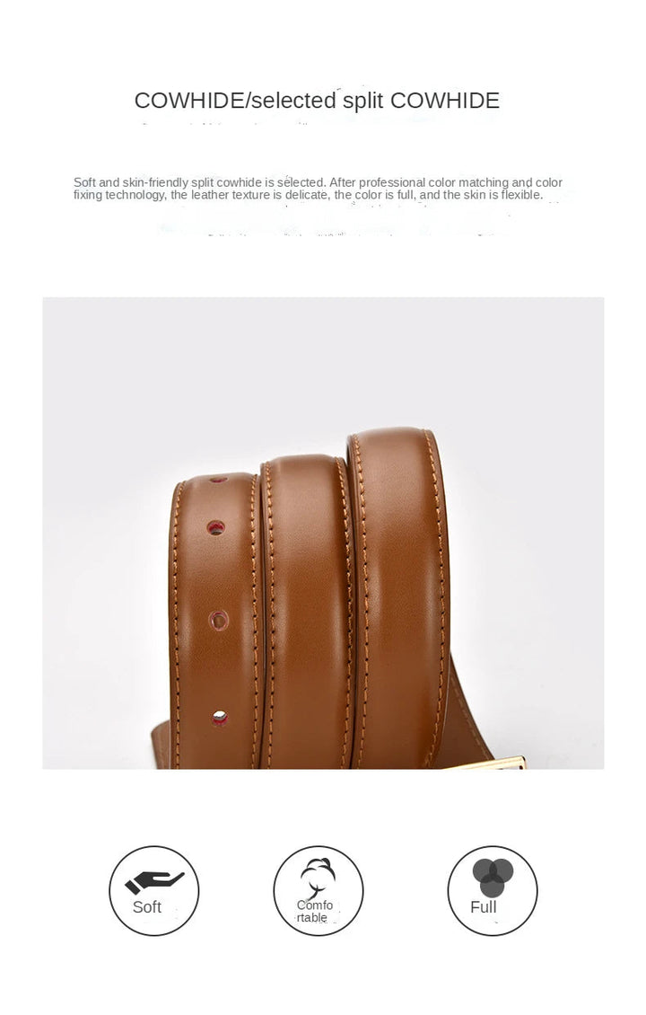 Caramel women's leather belt featuring a detailed Celtic design buckle, a stylish and functional waist accessory.