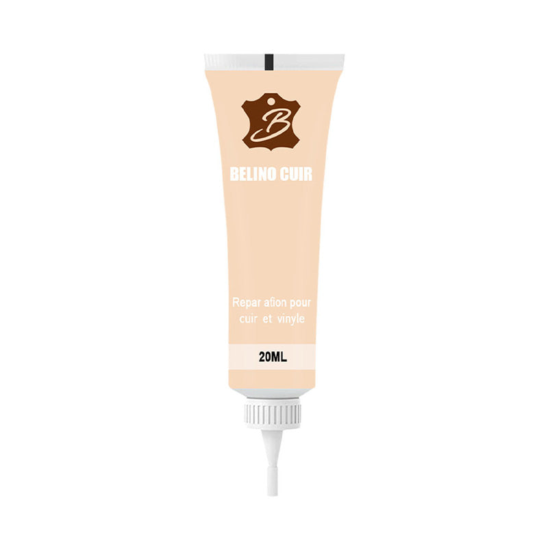 Leather scratch remover & crack filler kit with 6 color pastes. Ideal for furniture, auto, bags. Includes tools.