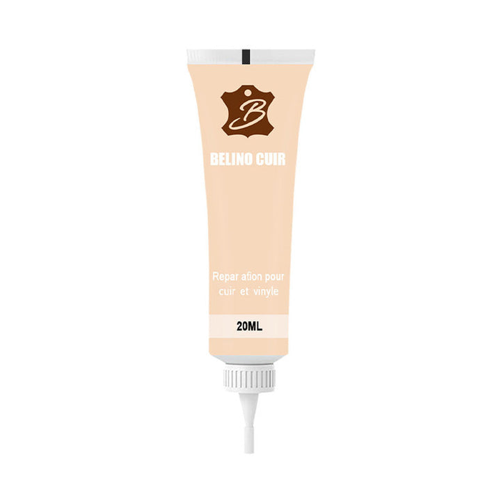 Leather scratch remover & crack filler kit with 6 color pastes. Ideal for furniture, auto, bags. Includes tools.