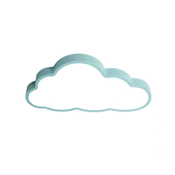 Children's cloud LED ceiling light, energy-saving and warm, perfect for a kids' room or baby nursery decor. Modern lamp.