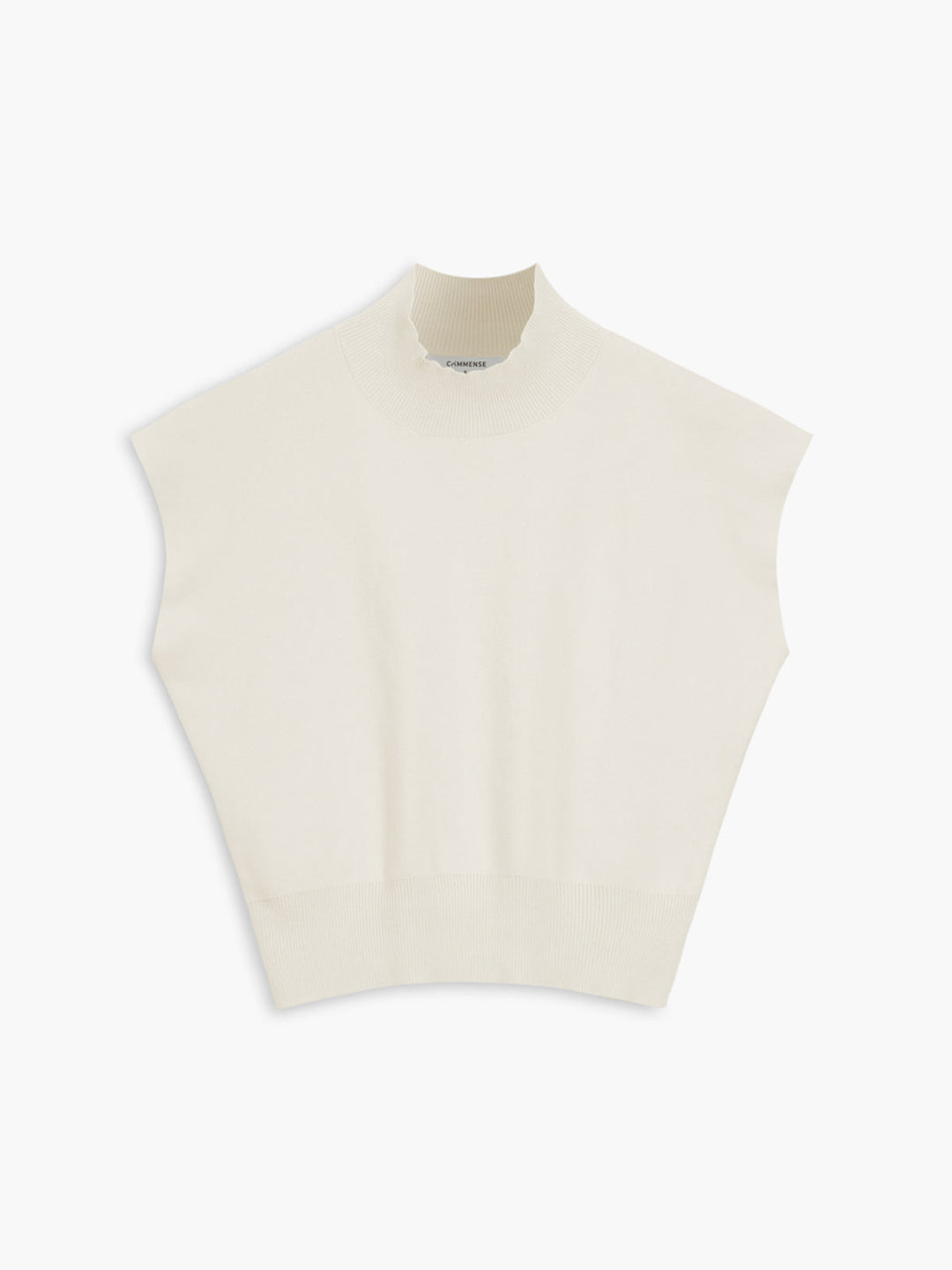 Women's Mock Neck Knit Sweater Vest