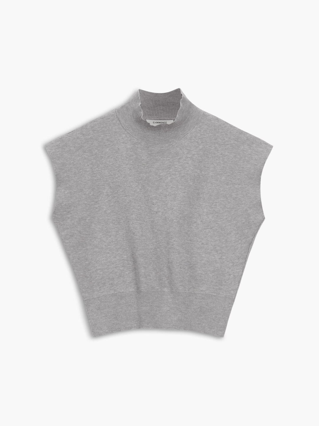Women's Mock Neck Knit Sweater Vest
