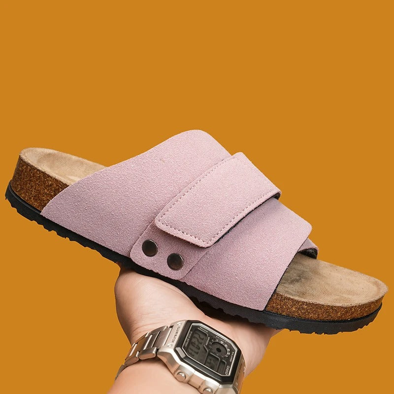 Men's Comfortable Wide Strap Slides, versatile for beach, pool, or everyday casual use.