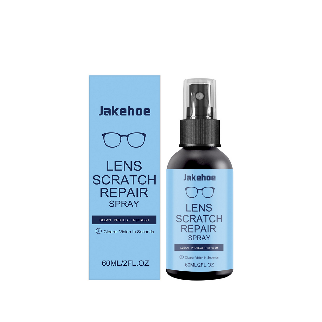 Universal lens cleaner spray for glasses, screens, & devices. Streak-free clear vision optical care.