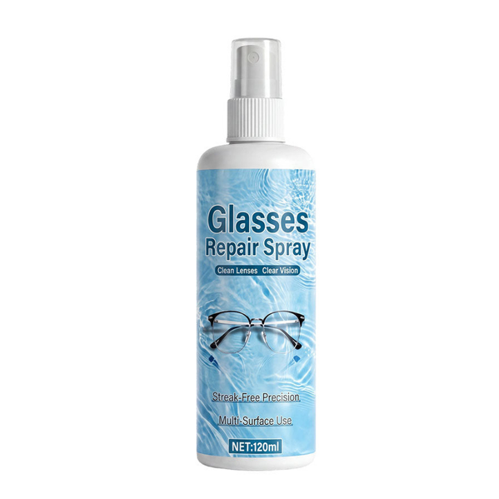 Portable multi-surface lens cleaner spray. Ideal for eyewear, electronics, & optics. Get clear vision.
