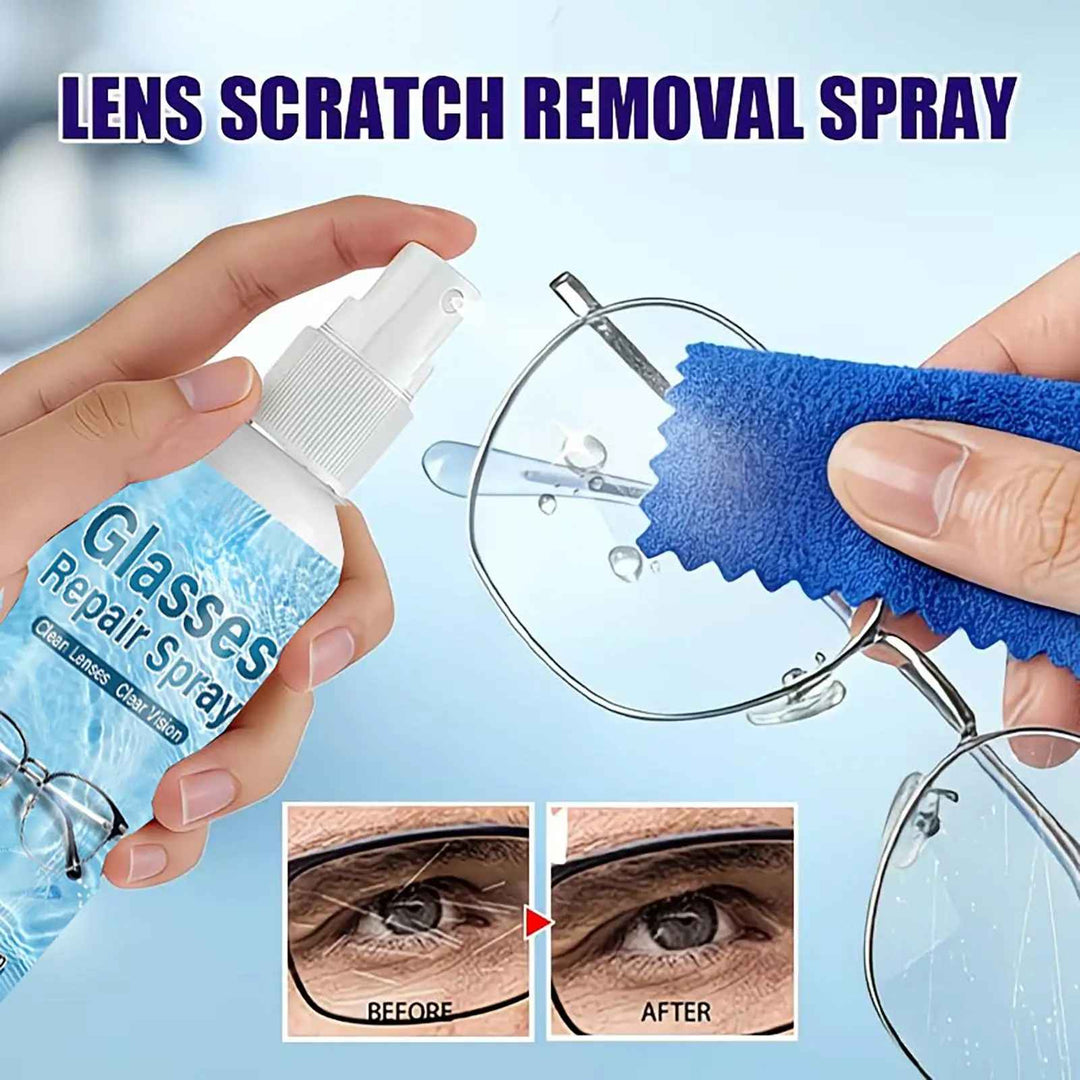 Premium streak-free lens cleaner spray. Get crystal clear vision for all your optical devices & screens.