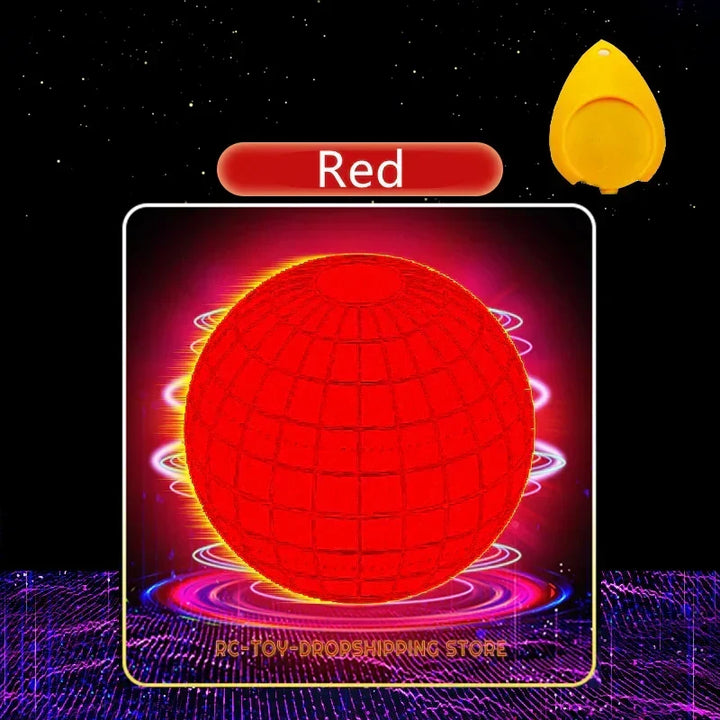 Children's LED flying magic ball, a rechargeable boomerang drone toy, perfect for active indoor & outdoor games.
