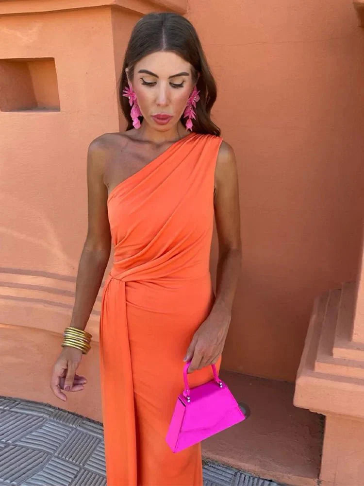 Women's Knot Dress - Elegant & Flattering