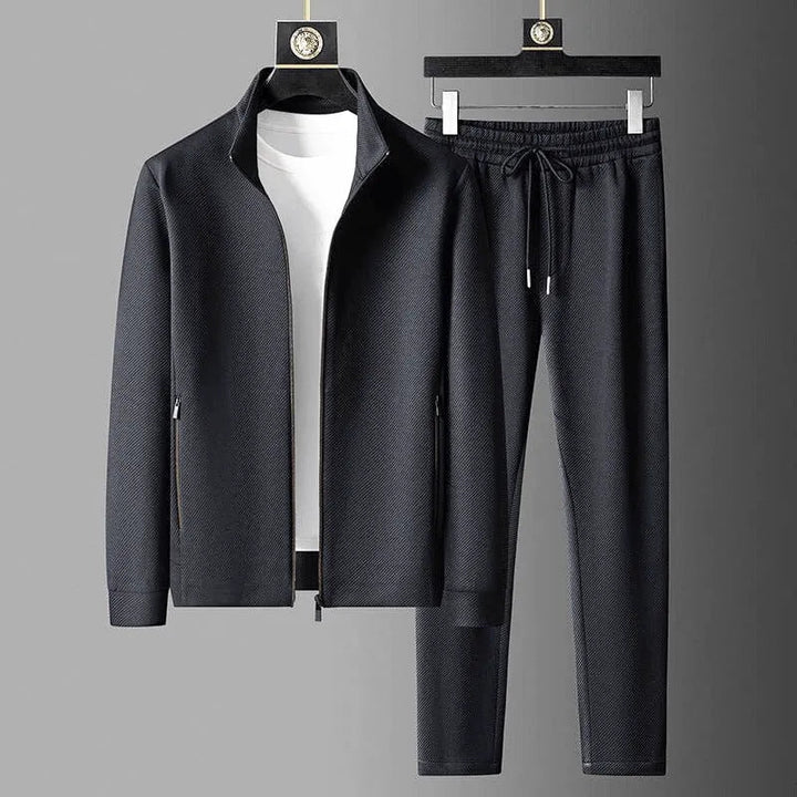 Men's activewear tracksuit. Two-piece set ideal for sports, gym workouts & running.
