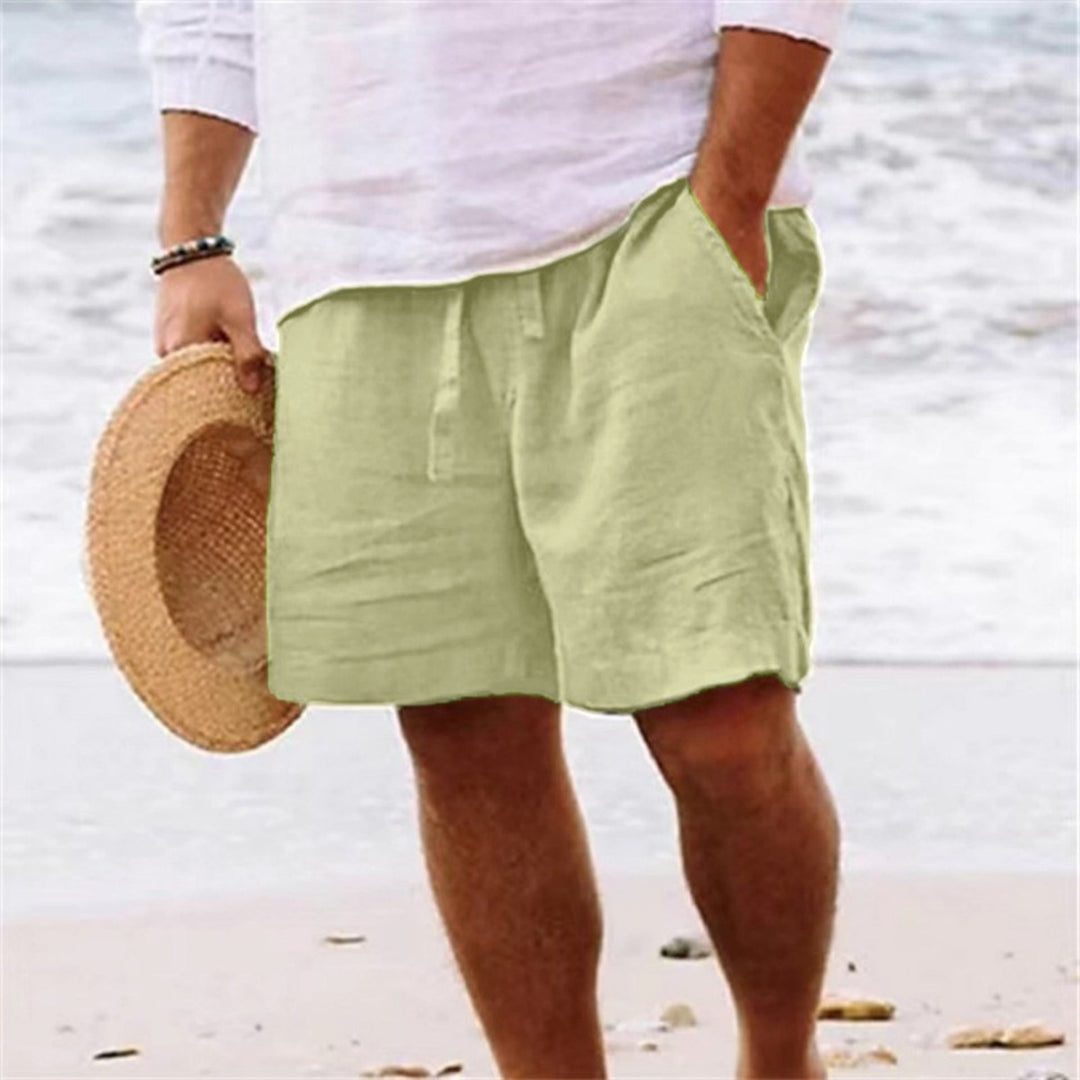 Essential men's shorts for warm weather, featuring a relaxed fit and secure drawstring for comfort.
