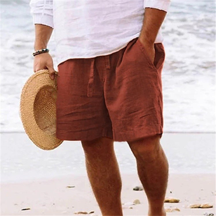 Men's comfortable shorts with a relaxed silhouette and easy drawstring waist, great for everyday style.