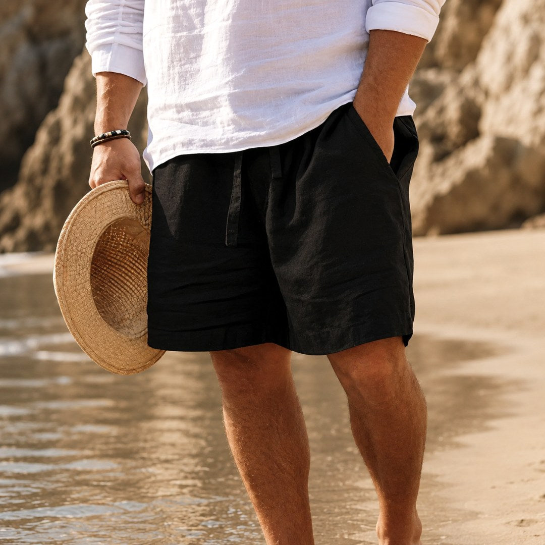 Everyday men's relaxed fit shorts, ideal for warm weather activities & casual outings.
