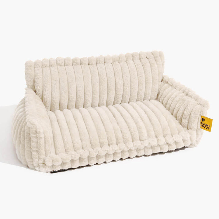 Small pet bed, orthopedic and cozy, designed for optimal dog comfort.
