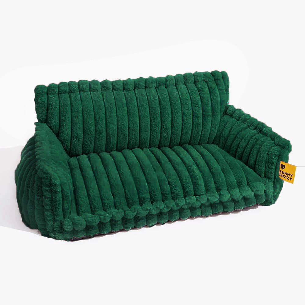 Cozy faux lambswool orthopedic dog bed, ideal for restful sleep and joint care.