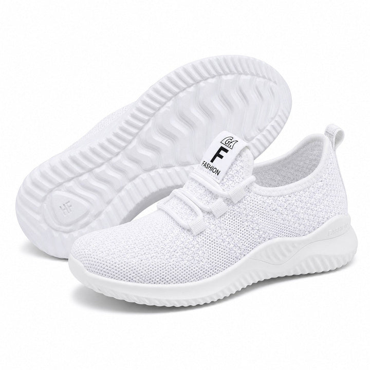 Pair of women's versatile sneakers, showcasing their lightweight build and suitability for everyday wear.