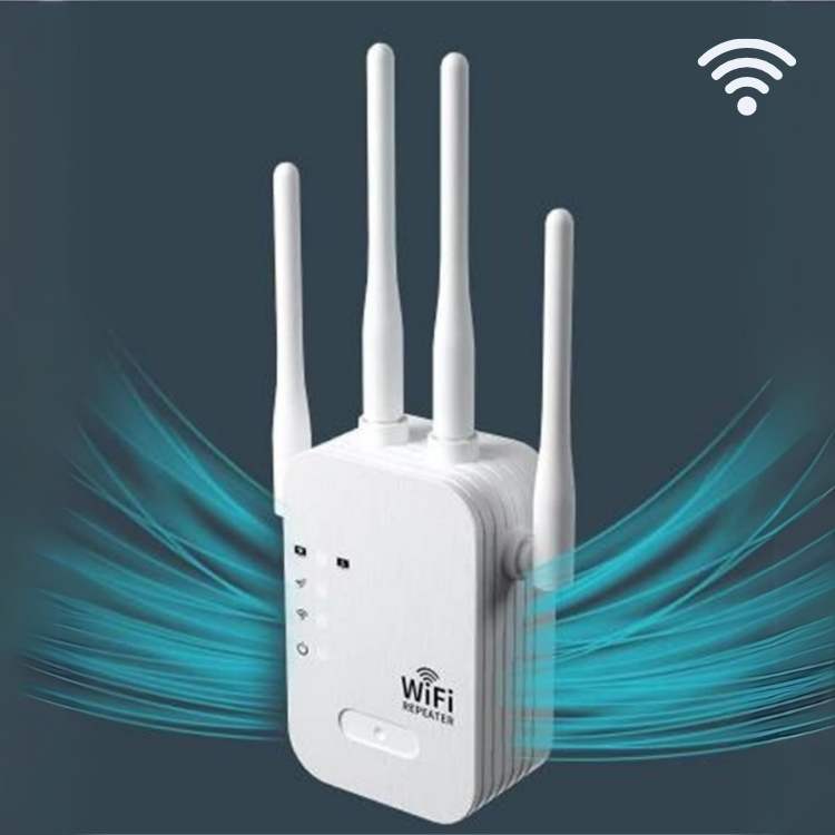 Dual band outdoor WiFi range extender, perfect for home network expansion & strong garden internet.