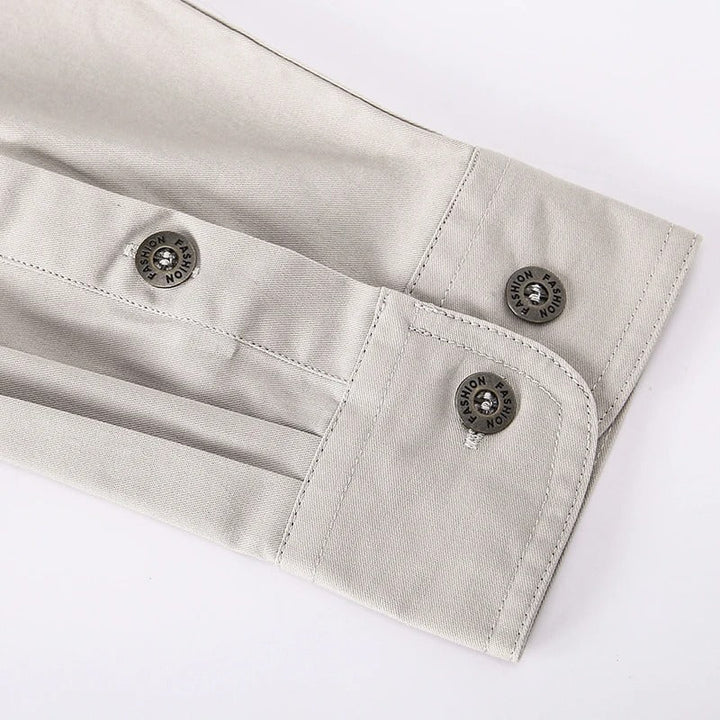 Versatile men's long sleeve shirt for everyday style, durable and practical workwear option.