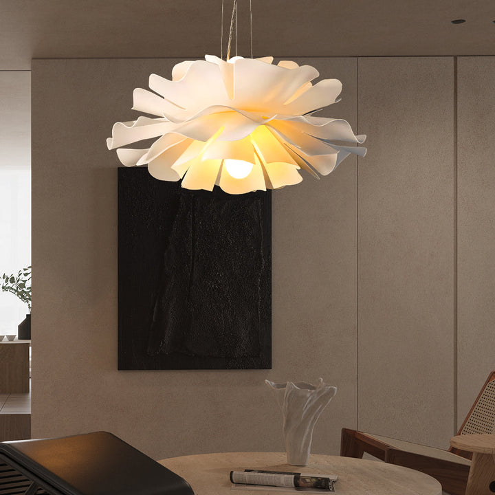 Scandinavian style lotus pendant light, modern homes, chic and functional.