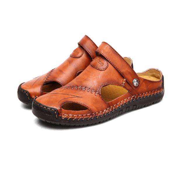 Men's Luca closed-toe walking sandals for outdoor adventures, orthopedic comfort & secure fit.