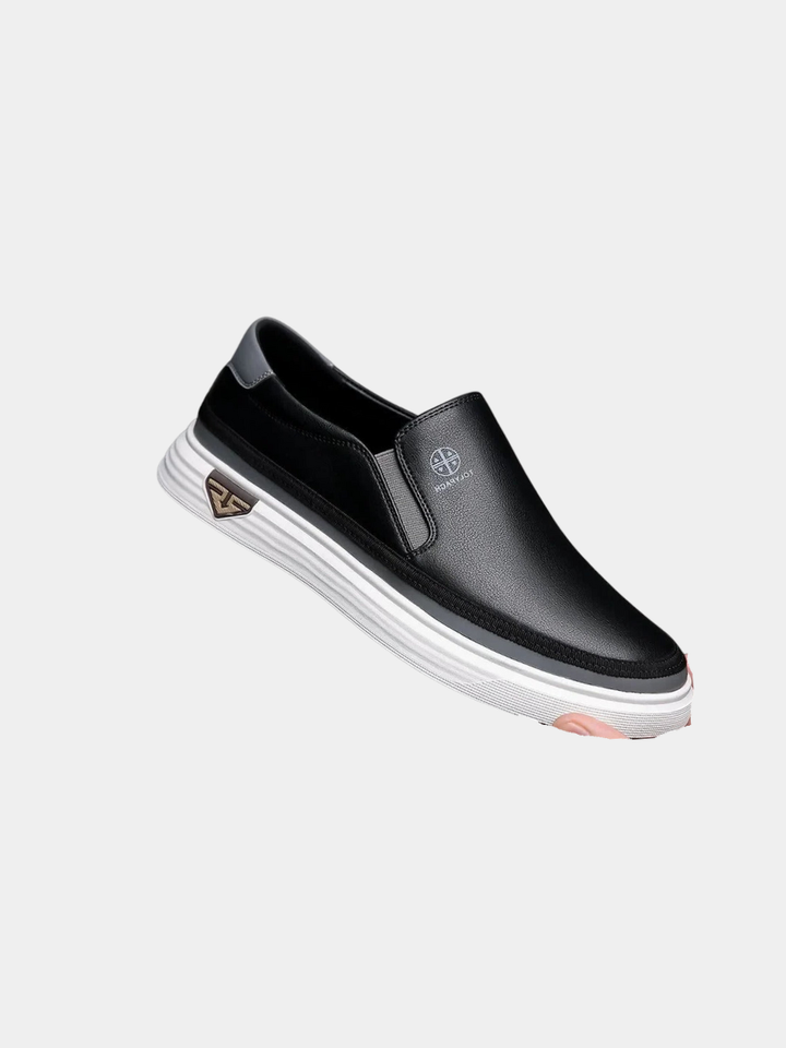 Men's Refined Cushioned Orthopedic Slip-On Walking Shoes for daily comfort & support.