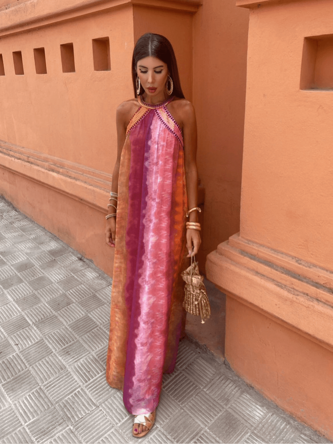 Luciana™ Ombre Effect Summer Dress