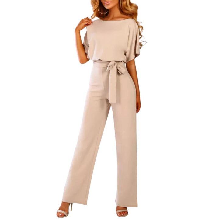 Comfortable Lucille women's jumpsuit, ideal for casual wear & summer style. Versatile, effortless all-day outfit.