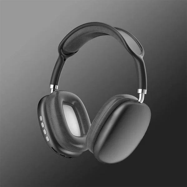 Experience deep bass and crisp highs with the black Luna Wireless Headphones.