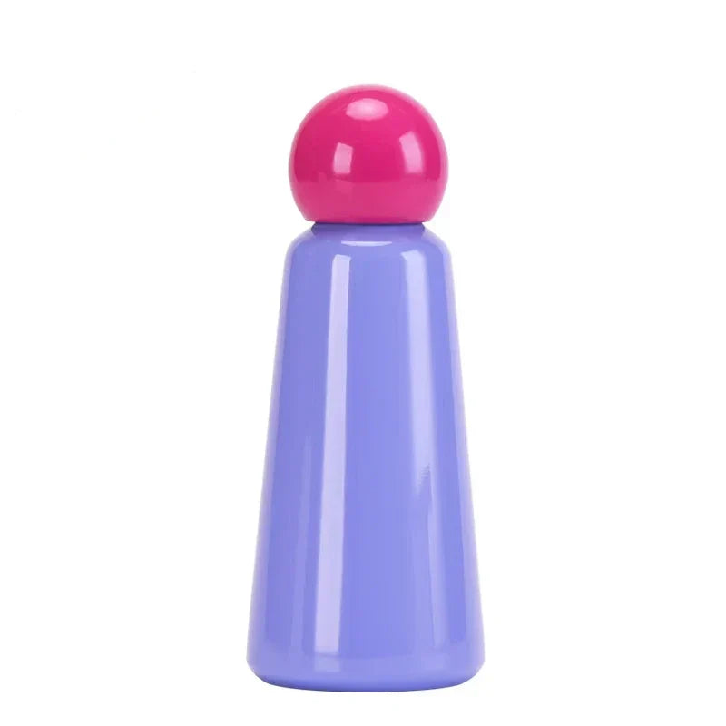 Eco-friendly reusable water bottle, stainless steel, keeps your drinks hot or cold.