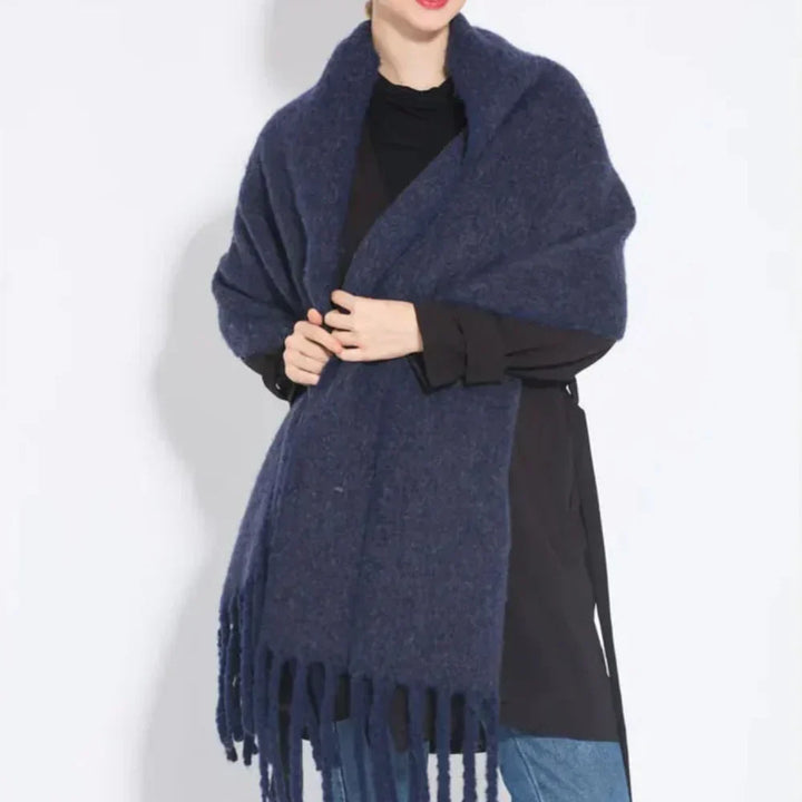 Luxurious cashmere scarf for women, an ideal warm and stylish gift for her.