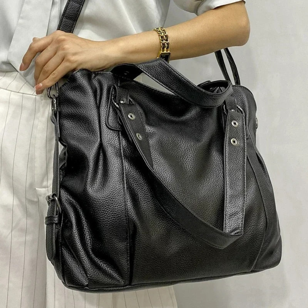 Luxury EliteCarry women's leather shoulder bag, a versatile & chic everyday fashion accessory.