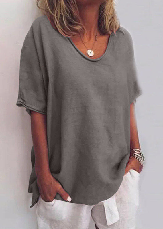 Relaxed fit women's top, a comfortable blouse designed for casual wear and everyday versatility.