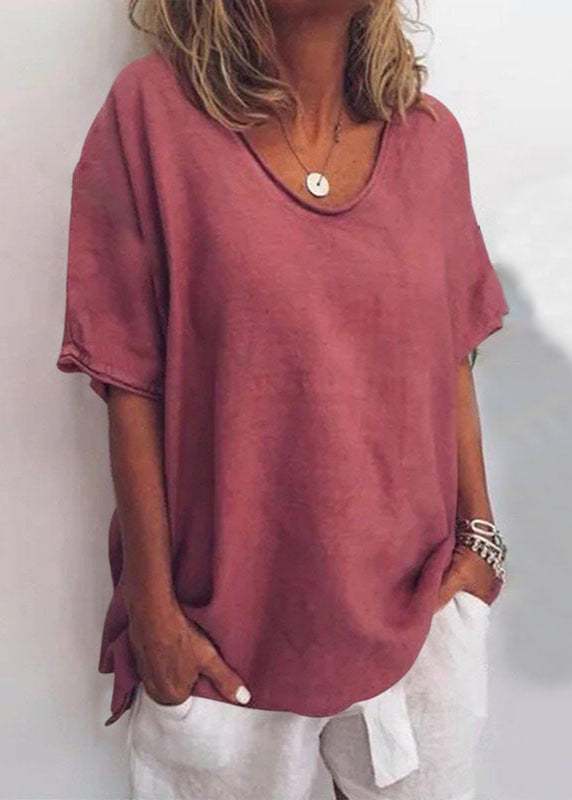 Women's comfortable loose-fit blouse in a relaxed style, perfect for everyday casual wear.