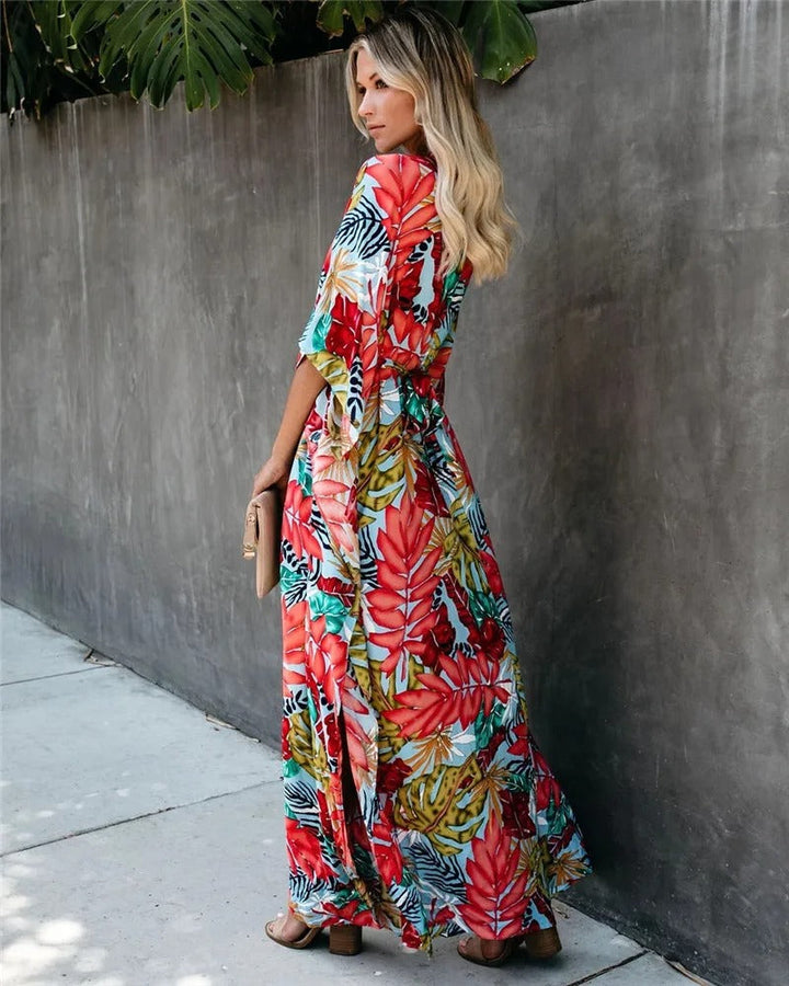 Juniper Boho Breeze Kimono Maxi Dress