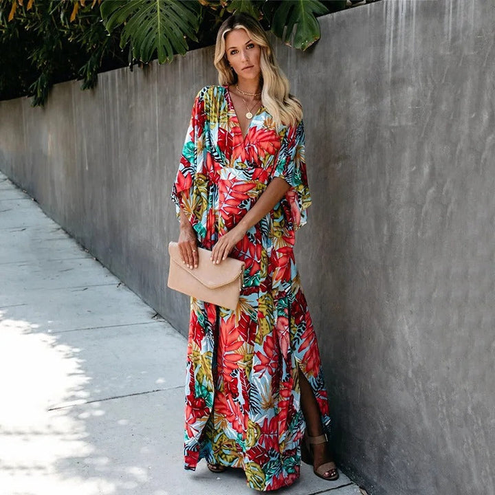 Juniper Boho Breeze Kimono Maxi Dress