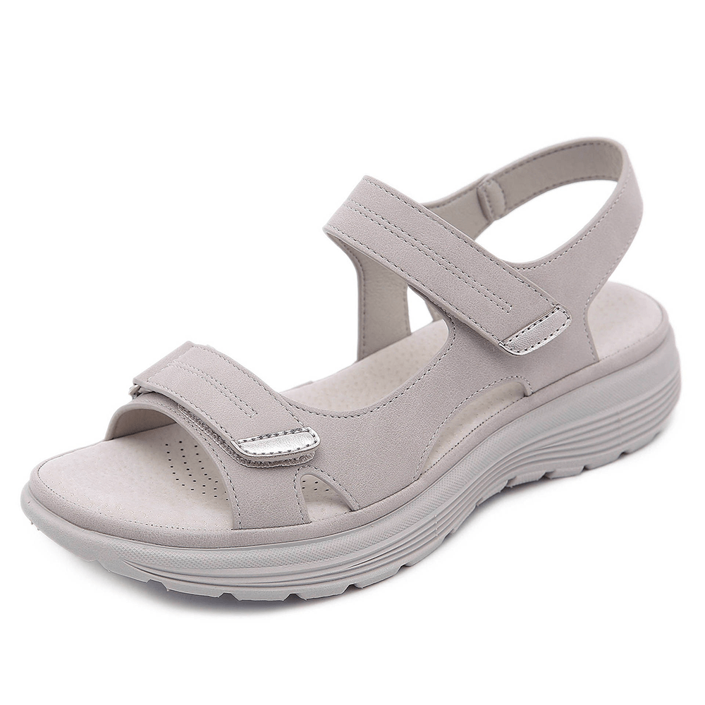 Stylish women's comfort sandals for foot pain relief. Orthopedic design, arch support, perfect for everyday wear.