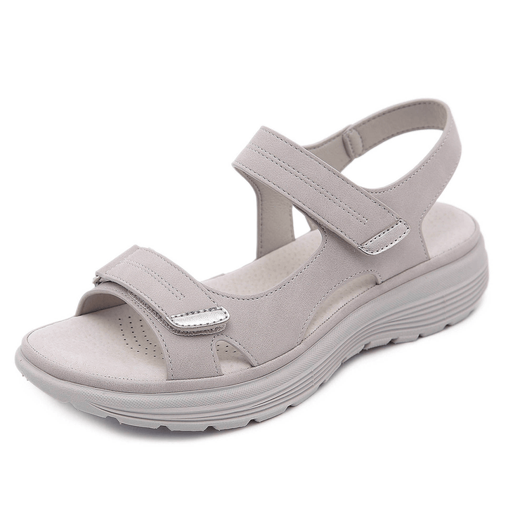 Stylish women's comfort sandals for foot pain relief. Orthopedic design, arch support, perfect for everyday wear.