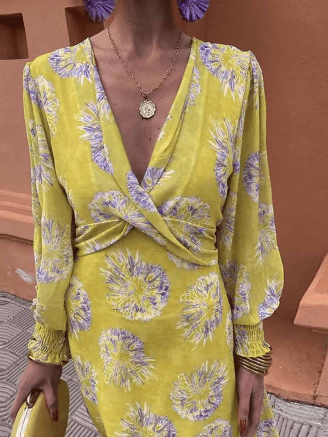 Women's Floral Midi Dress