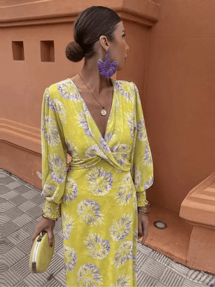 Women's Floral Midi Dress