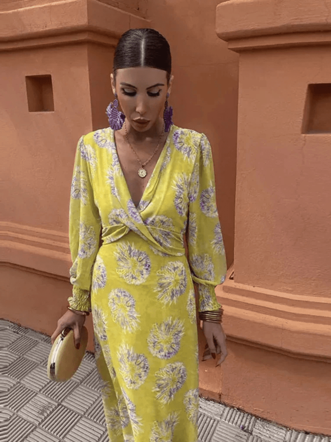 Women's Floral Midi Dress