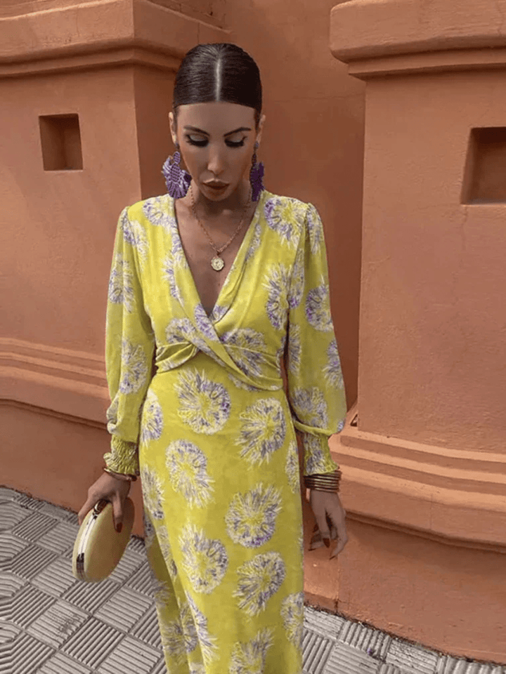 Women's Floral Midi Dress